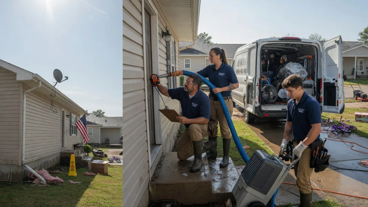 Ceiling Water Damage Restoration in Dundee, KY near me